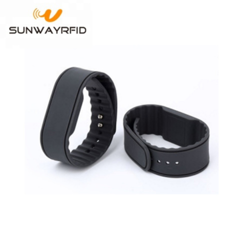 2 colors customized silicone rfid wristband for fairs