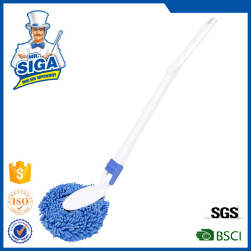 Mr.SIGA new product soft bath brush with long adjustable handle