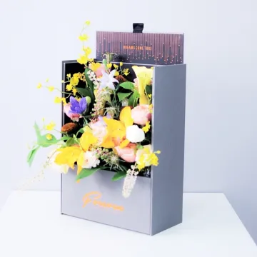 Elegant Looking Luxury Flower Gift Packaging Paper Box