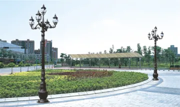 Sand Cast Aluminum Courtyard Light