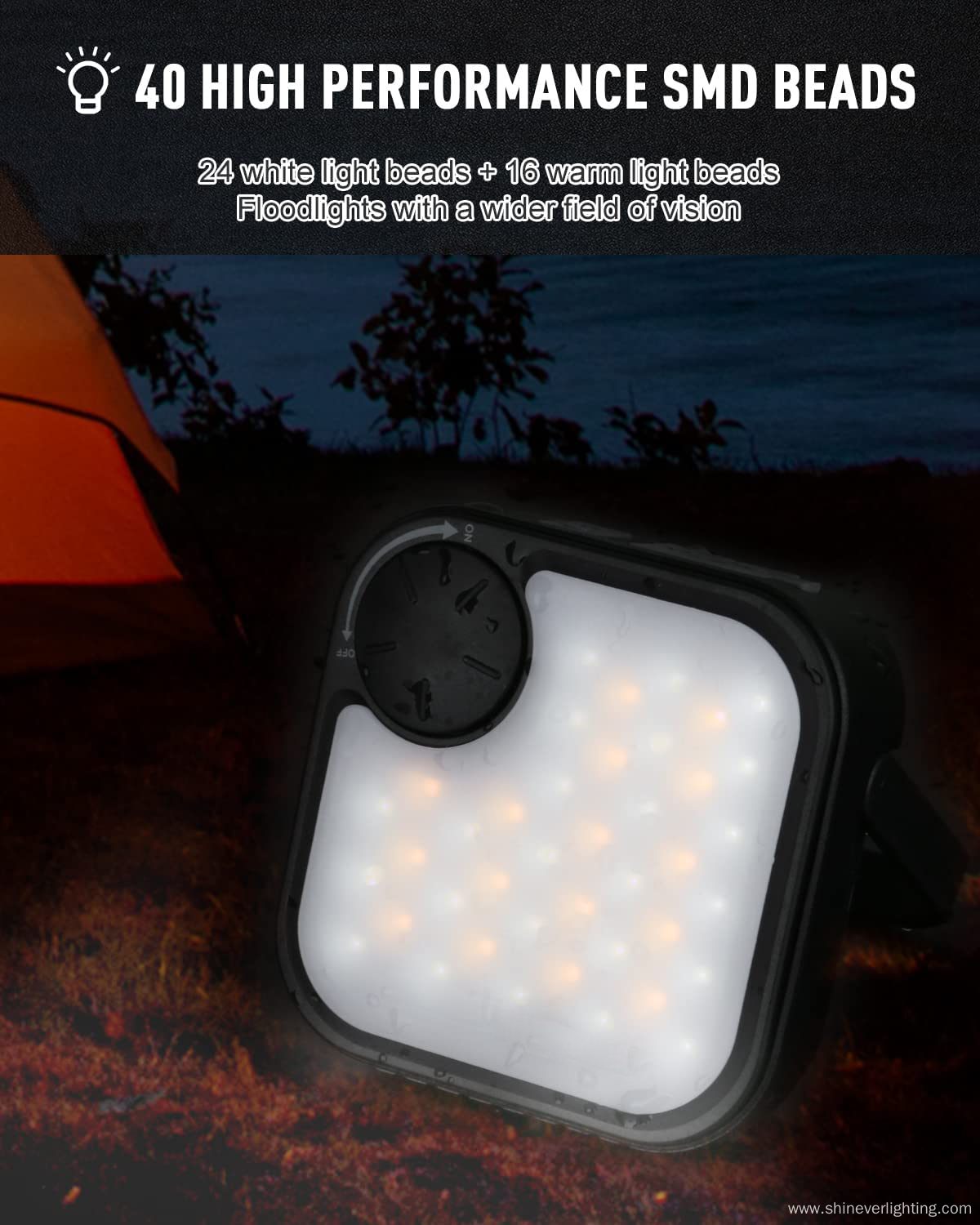 Solar USB Portable Lantern LED Camping Light