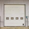 Food processing plant galvanized industrial sectional door