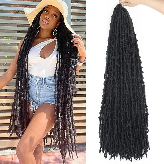 Soft Distressed Locs jumbo braid Butterfly Locs Crochet Hair  attachments hair braids extension