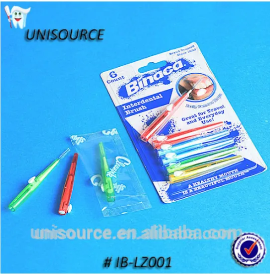 Orthodontic Wide Plastic Handle Interdental Brush