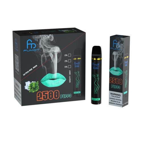 Orignal RandM Squid Bar 2500 E-Cigarette Disposable Vape