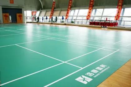 Anti-slip Badminton Court PVC Sport Floor