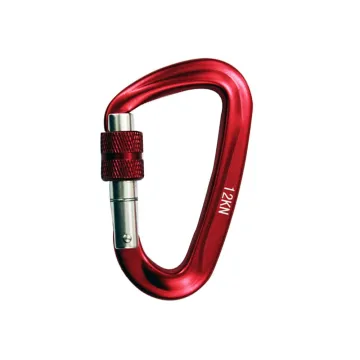 7075 D-Shaped Heavy Duty Locking Carabiner for Camping Hammocks