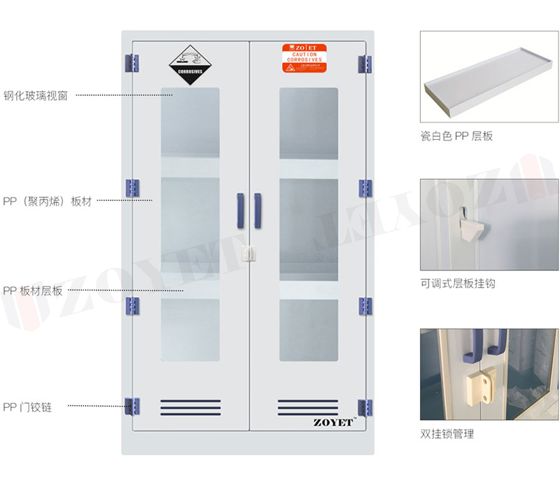 Industry Science Laboratory Chemical Lab PP Medical Cabinet