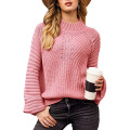 Women's Knit Lantern Sleeve Sweater