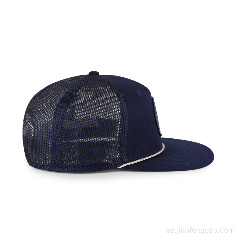 Logotipo de encargo del sombrero del snapback del sombrero de malla para hombre del verano