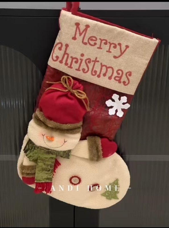 "Woolen Fleece Thick and Warm Christmas Stocking"