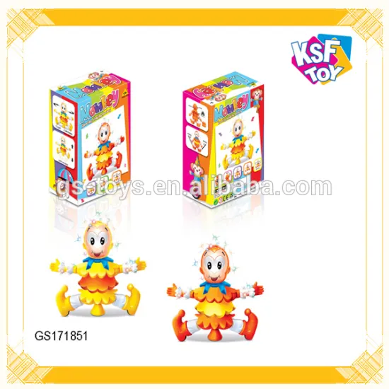 Plastic Electric Monkey Toy For Kids With Music&Flash