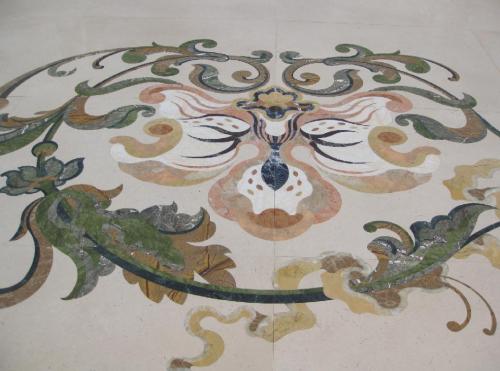 Marble Medallion Mosaic (HZX0415H)