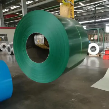 Colored galvanized steel coil