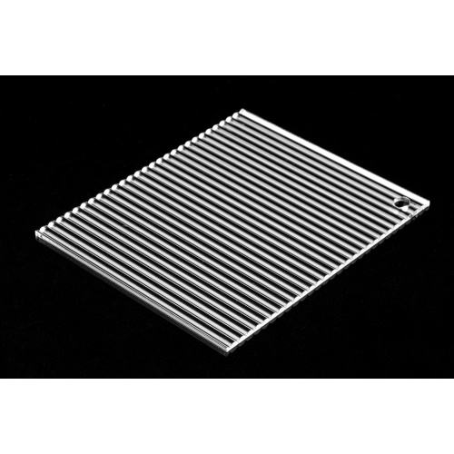 Ribbed Acrylic Sheet Acrylic thick striped board for space partition Factory