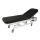 Black medical examination bed