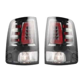 Diamond Quality Custom Tail Light for Dodge Ram 1500 & 2500 (2009-2018) - Clear+Smoke Lens