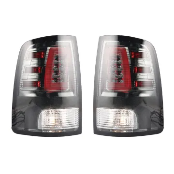 Diamond Quality Custom Tail Light for Dodge Ram 1500 & 2500 (2009-2018) - Clear+Smoke Lens