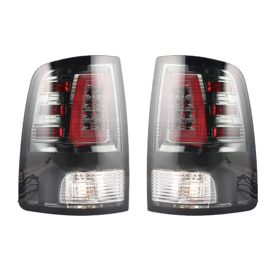 Diamond Quality Custom Tail Light for Dodge Ram 1500 & 2500 (2009-2018) - Clear+Smoke Lens