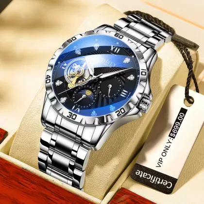 Fashion Automatic Movement Tourbillon Mens Watch