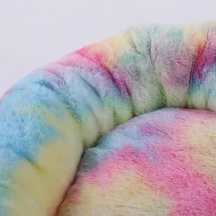 Felt Warm Luxury Round Donuts Pet Bed