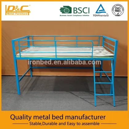 High quality children metal loft bunk bed