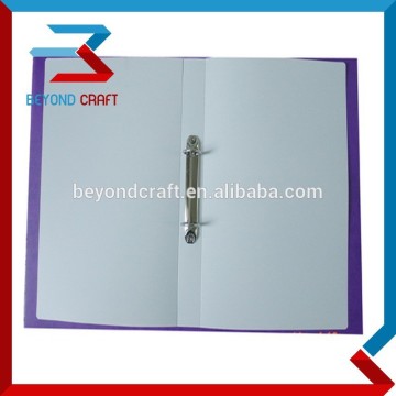 A4 A5 PP plastic ring binder with logo printing