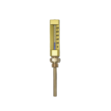 Liquid insertion tube industrial thermometer