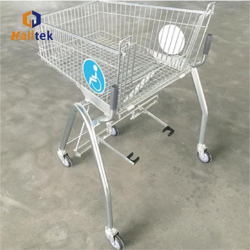 Disabled Shopping trolley or old people shopping Trolley