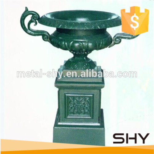 garden decoration cast iron metal flowerpot