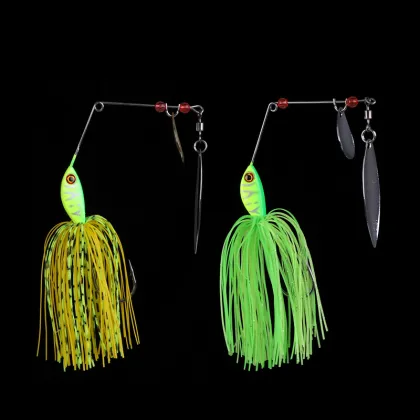 Booyah Jig Bait Indiana Slow Willow Leaf Spinner Fishing Lures 21g 28g SUPERIORFISHING