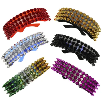 Punk Raven Gold Spike Sunglasses - Gothic Luxury Bling Goth Crystal Shades
