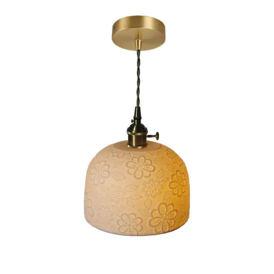 INSHINE Decorative Pattern Concrete Pendant Light