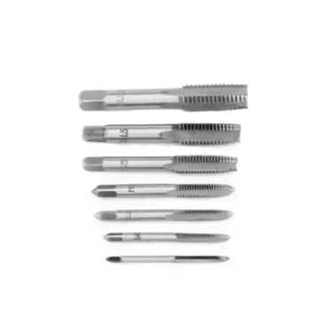 ST12 High Speed HSS Die Metric Machine Tap Stainless Steel Tin-Coated Thread Tapping Ticn Color HSS Taps for Stainless Steel