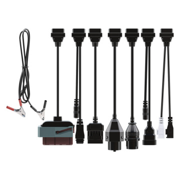 8 Pcs Car Cable Set: Scania OBD/OBD2 Connector Extension for BMW Diagnostic Tools