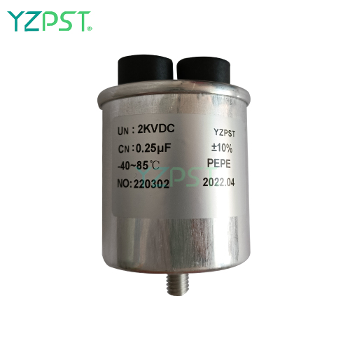 high security 0.25uF damping and absorption capacitor