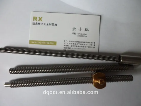 custom leadscrew, stepper motor lead screw for massage chair control parts