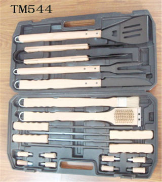Stainless Steel bbq set with aluminum case bbq tools BBQ tool