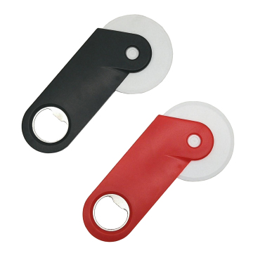 pizza cutter slicer with bottle opener