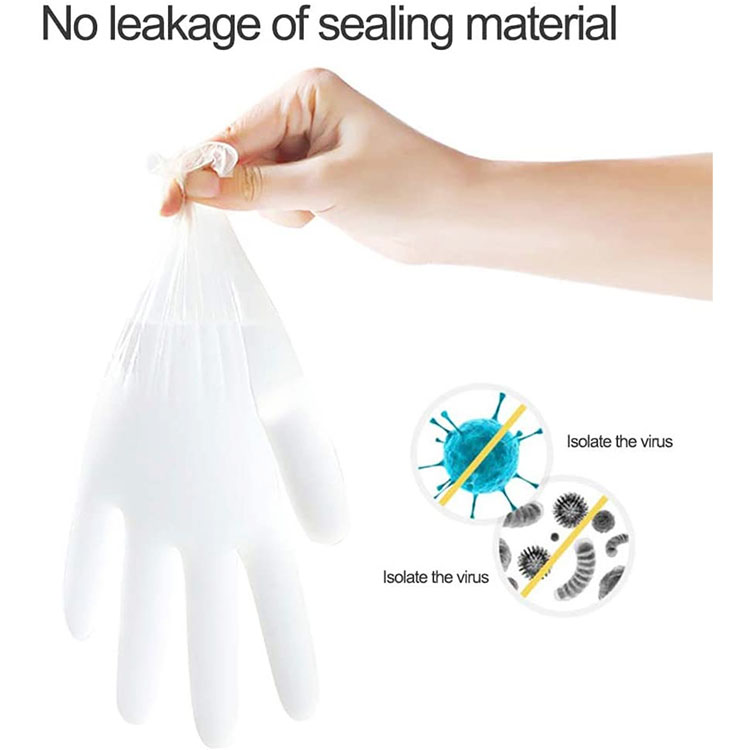 Transparent Medical Examination Disposable Pvc Gloves