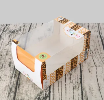 Recyclable paper box skin card packaging box