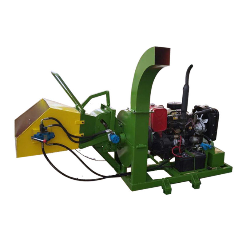 Forest use mobile branches wood chipper