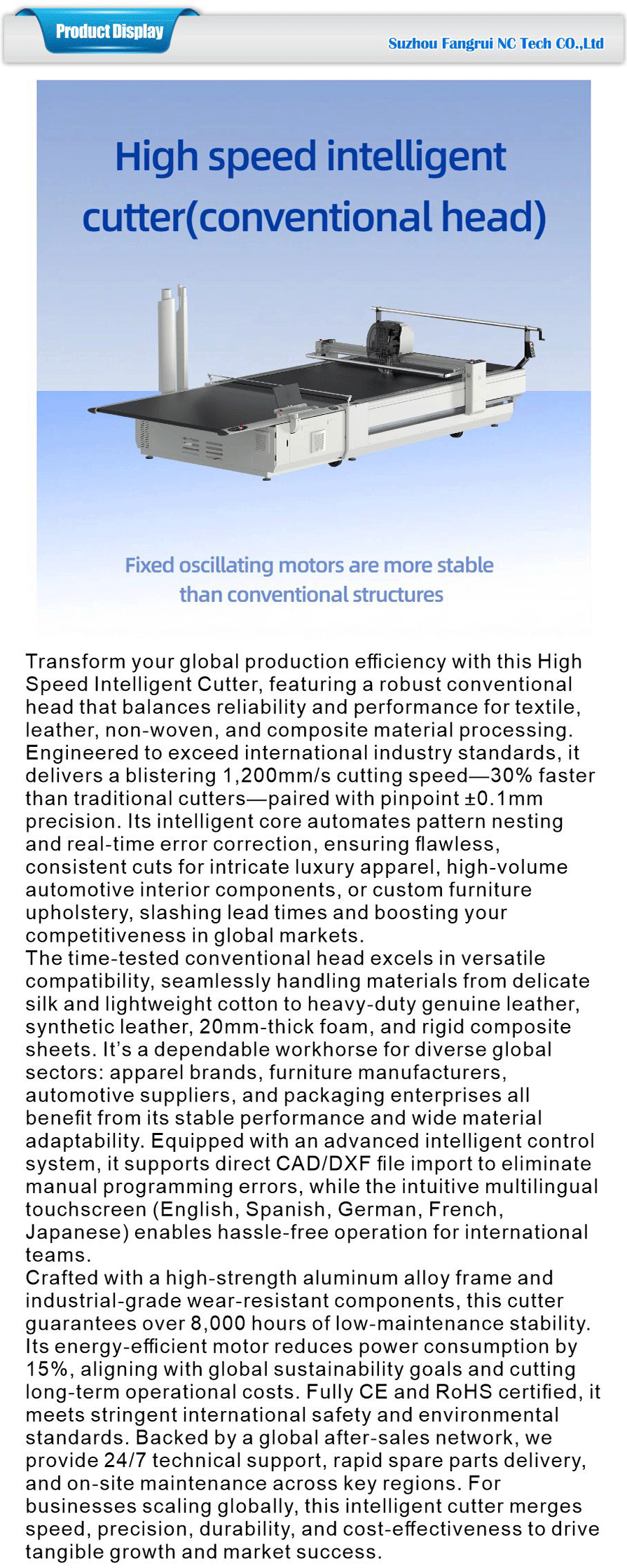 High-speed Cutting Machine -xiangqing1-FR012