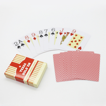 Hot Sale Manufacturers: Casino Waterproof Playing Cards, PVC EVV 0.3mm Poker Cards