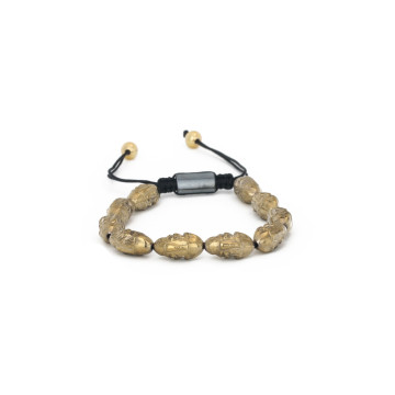 Gold-plated  Buddha bracelets handmade fashion woven bracelets