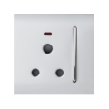 PA Series 1 Gang 15a Switched Socket
