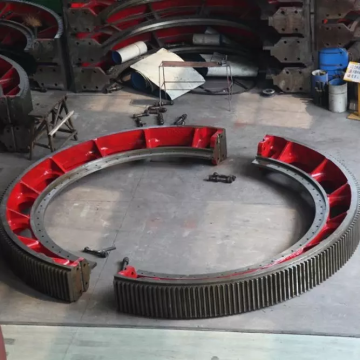 Large Diameter Ring Gears for Cement Industry