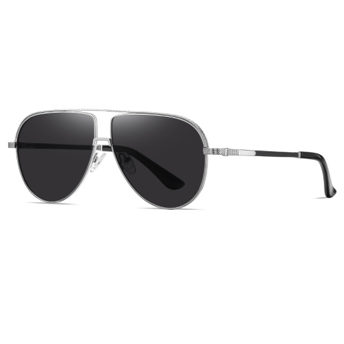 China New Style Double Bridge Metal Sunglasses Factory