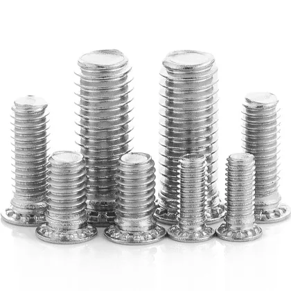 Factory Direct Stainless Steel Flat Head Self-Locking Bolts, Rivet Screws, and Pressure Screws