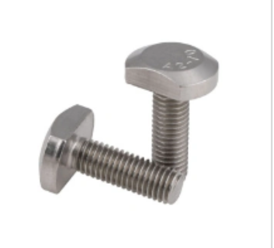 Chrome plated T-head bolt